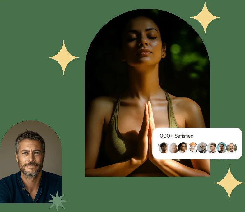LifeWell MD wellness campaign featuring a meditating patient